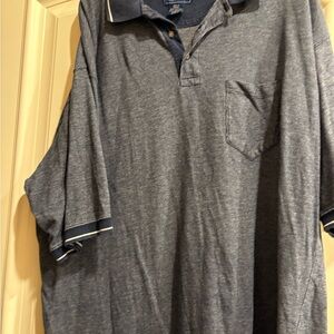 Vintage Duck Head Men's Blue Polo Shirt